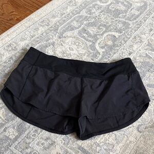 Lululemon Speed Up Shorts-Sz 8-Black